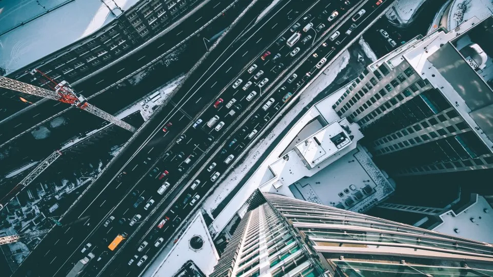 City circular economy cars and buildings